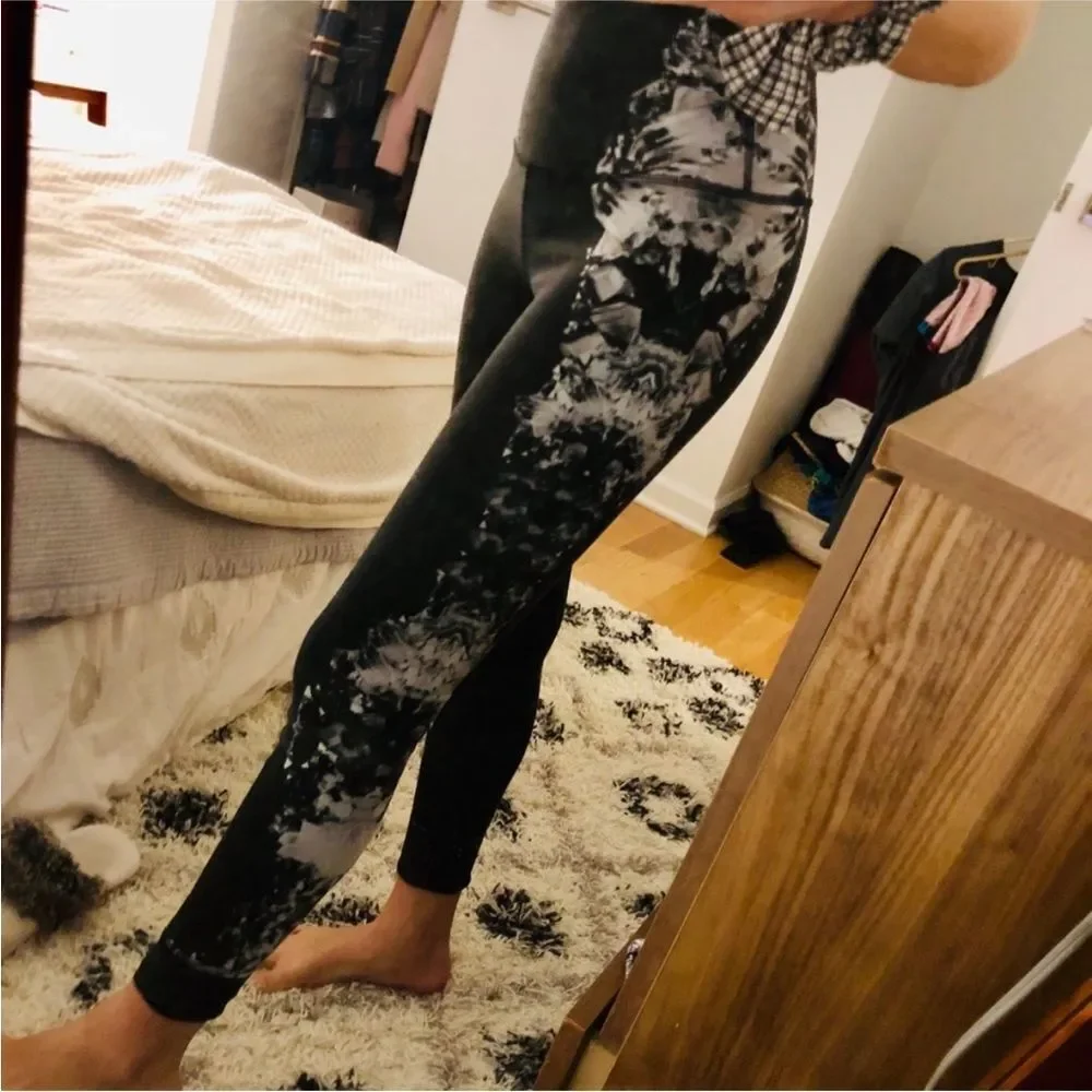 ALO YOGA High-Waist Airbrush Legging XS Dark Krystal Black